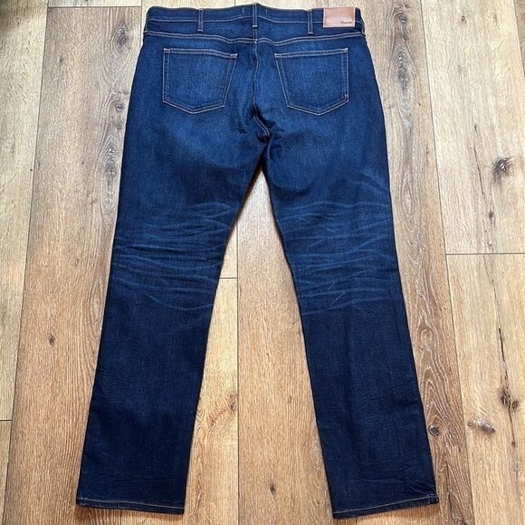 NWT Madewell Slim Authentic Flex Jeans in Baxley Wash Size 40 - Picture 4 of 10